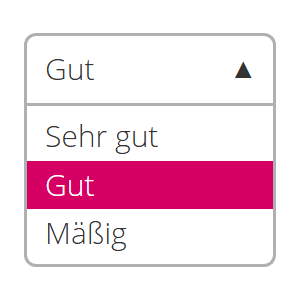 Vorschau: Auswahlliste
