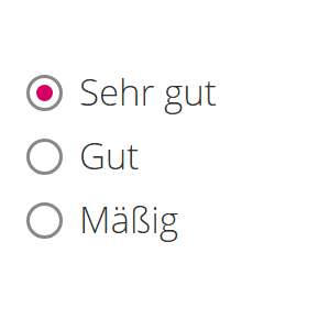 Vorschau: Einfachauswahl