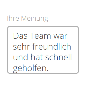 Vorschau: Textfeld