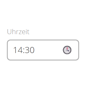 Vorschau: Uhrzeit